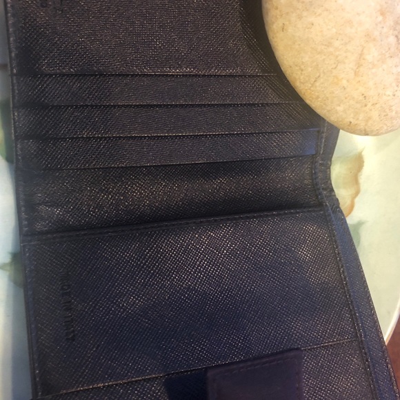 Prada deep plum wallet in good used condition. - Picture 3 of 4